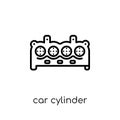 car cylinder icon from Car parts collection.