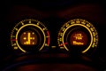 Car dashboard Royalty Free Stock Photo