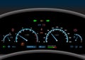 Car dashboard background Royalty Free Stock Photo