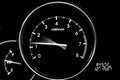 Car dashboard dials - engine RPM rotations per minute Royalty Free Stock Photo