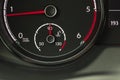 Car. the dashboard. engine coolant temperature indicator. close-up Royalty Free Stock Photo