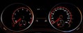 Car dashboard gauges