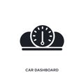 car dashboard isolated icon. simple element illustration from car parts concept icons. car dashboard editable logo sign symbol Royalty Free Stock Photo