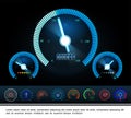 Car Dashboard Panel Gauges Concept