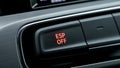 Car Dashboard ESP OFF Button Red Light Indicator Modern Vehicle Control Safety Technology Royalty Free Stock Photo