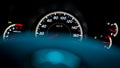Car Dashboard Speedometer Light Display Royalty Free Stock Photo
