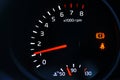 Car dashboard tachometer