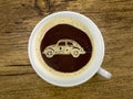 Car dealer offers coffee