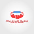 Car Dealer Vector logo design Royalty Free Stock Photo