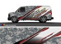 Car decal design vector. abstract background for vehicle vinyl wrap