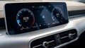 Car Digital Dashboard Display Modern Vehicle Technology Royalty Free Stock Photo