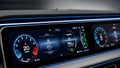 Car Digital Dashboard Display Modern Vehicle Technology Royalty Free Stock Photo