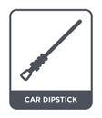 car dipstick icon in trendy design style. car dipstick icon isolated on white background. car dipstick vector icon simple and Royalty Free Stock Photo