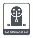 car distributor cap icon in trendy design style. car distributor cap icon isolated on white background. car distributor cap vector Royalty Free Stock Photo