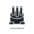 car distributor cap isolated icon. simple element illustration from car parts concept icons. car distributor cap editable logo Royalty Free Stock Photo