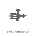 car distributor icon from Car parts collection. Royalty Free Stock Photo