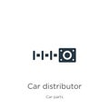 Car distributor icon vector. Trendy flat car distributor icon from car parts collection isolated on white background. Vector