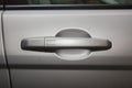 car door handle close-up Royalty Free Stock Photo