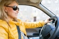 Car driving woman Royalty Free Stock Photo