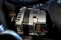 Electric alternator to produce electric current in the car Royalty Free Stock Photo