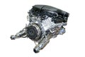 Car engine isolated Royalty Free Stock Photo