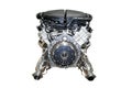 Car engine isolated Royalty Free Stock Photo