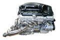 Car engine isolated Royalty Free Stock Photo