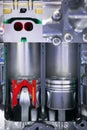 Car engine pistons Royalty Free Stock Photo