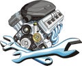 Car engine repair