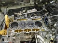 Car Engine reparation proces Royalty Free Stock Photo