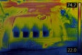 Car Engine Thermal Image
