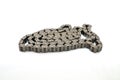 Car engine timing chain. Royalty Free Stock Photo