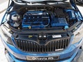 Skoda Octavia RS close view of engine tuning