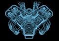 Car engine Royalty Free Stock Photo