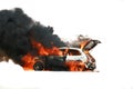 Car explosion Royalty Free Stock Photo
