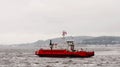 The car ferry at dunoon in scotland Royalty Free Stock Photo