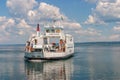 Car ferry on the lake