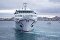 Armas Car Ferry Leaving Corralejo Harbour.