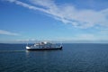 The car ferry operated by HH Ferries runs between Virtsu and Saaremaa Island on Baltic Sea.