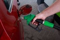 Car fill with gasoline Royalty Free Stock Photo