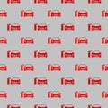 Car fire extinguisher seamless pattern isolated on color background Royalty Free Stock Photo