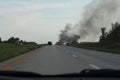 Car on fire 2288