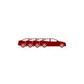 Car Fleet icon isolated on white background Royalty Free Stock Photo