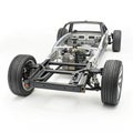 Car frame with chassis rigged Royalty Free Stock Photo