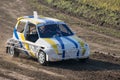 Car during a free demonstration of stock car cross race.