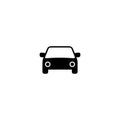 Car front icon isolated on white background Royalty Free Stock Photo