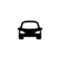 Car front icon and simple flat symbol for website,mobile,logo,app,UI Royalty Free Stock Photo