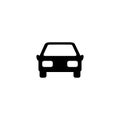 Car front simple icon. Vector Royalty Free Stock Photo