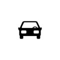 Car front simple icon. Vector Royalty Free Stock Photo
