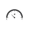 Car Fuel Indicator Icon vector Royalty Free Stock Photo